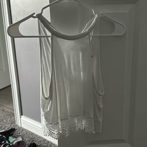Forever 21 M white crop top